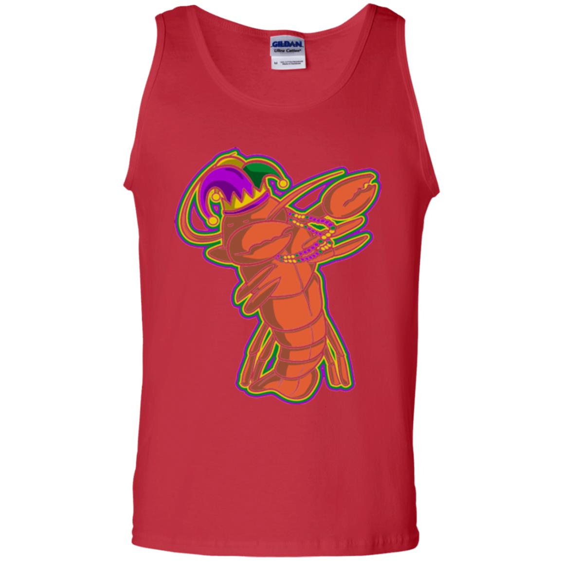 Dabbing Mardi Gras Crawfish T-shirt Mardi Gras Gift Shirt Red