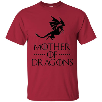 Throne Dragon T-shirt Mother Of Dragons Game Cardinal