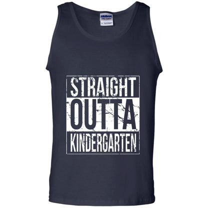Kids Straight Outta Kindergarten T-shirt Navy