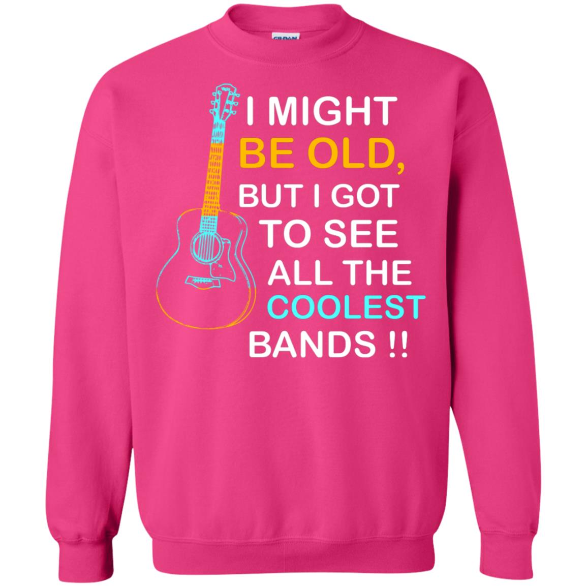Be Old But I Got To See All The Coolest Band Shirt Heliconia