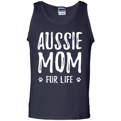 Aussie Mom Fur Life T-shirt Navy