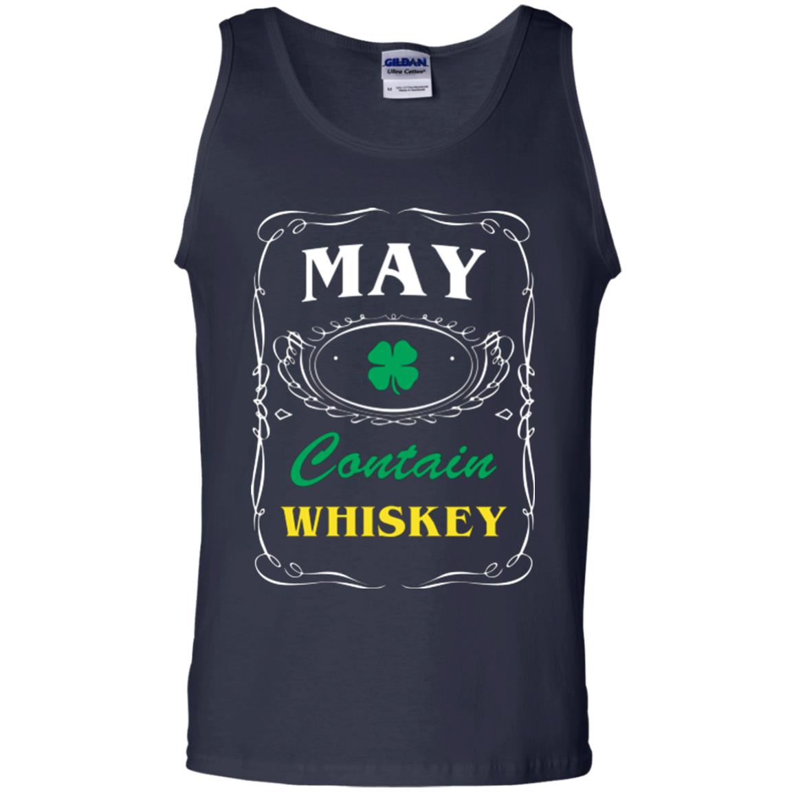 Saint Patrick's Day T-shirt May Contain Whiskey Navy