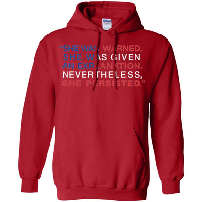 Human_s Right T-shirt She Was Warned Nevertheless She Persisted Red