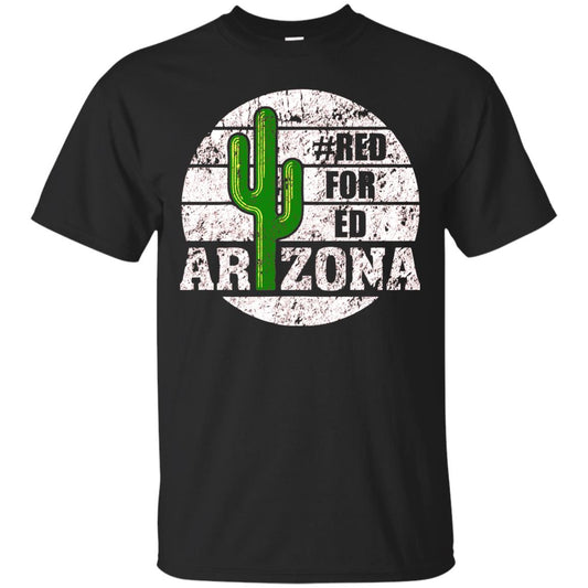 Vintage Red For Ed Arizona Cactus Lover Shirt Black