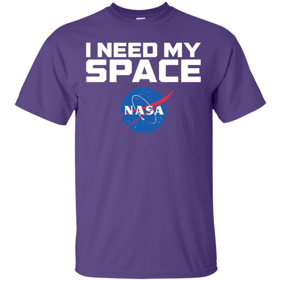 Nasa Logo T-Shirt I Need My Space Purple