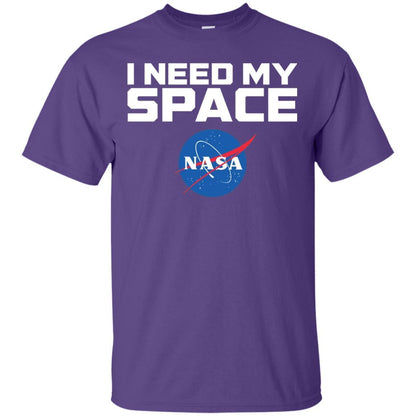 Nasa Logo T-Shirt I Need My Space Purple