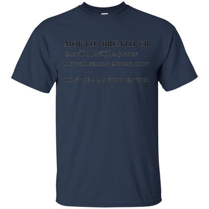 Funny T-shirt Mouthbreather Navy