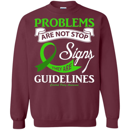 Cerebral Palsy Awareness They Are Guidelines Shirt Maroon