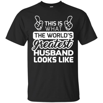 World's Greatest Husband Best Husband Ever Looks Like T-shirt Black