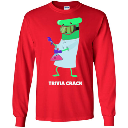 Cute Trivia Crack Scientist Al T-shirt Red