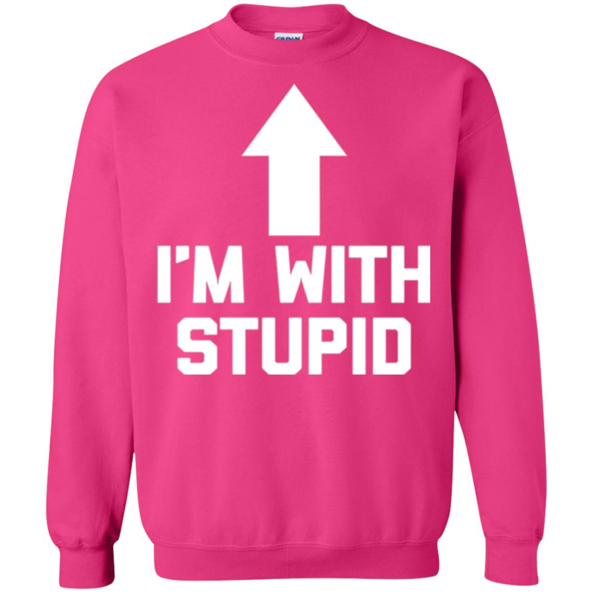 Im With Stupid T-shirt Heliconia