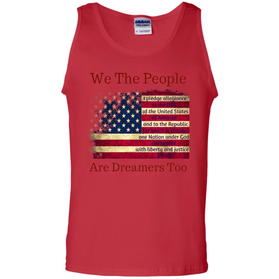 Americans We Are People Are Dreamers Too T-shirt Red