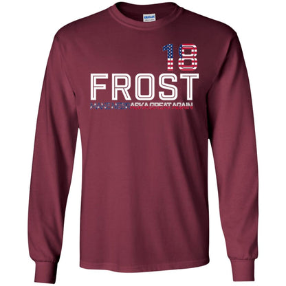 Frost 2018 T-shirt Make Nebraska Great Again Maroon