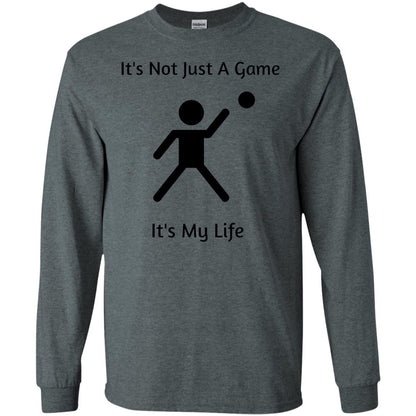 Basketball Shirt Its Not Just A Game Its My Life Dark Heather
