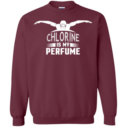 Swimmer T-shirt Chloring Is My Perfume T-shirt Maroon