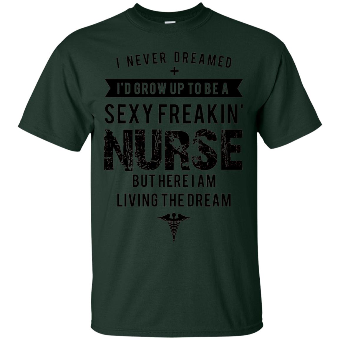 Sexy Nurse Nursing Ladies Shirt Forest