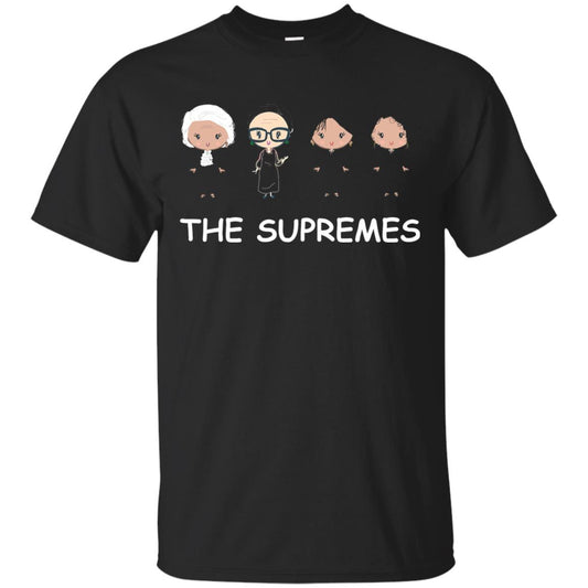 The Supremes Ruth Bader Ginsburg Music Fan T-shirt Black