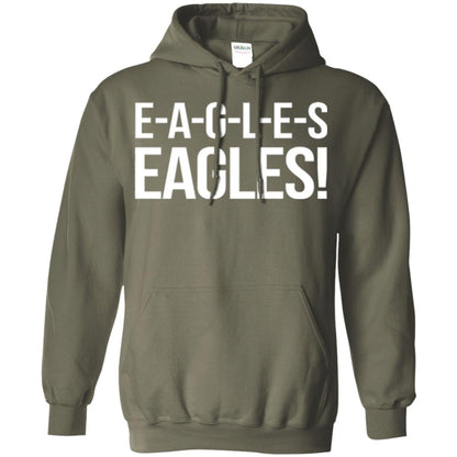 E-a-g-l-e-s Eagles Chant T-shirt Military Green