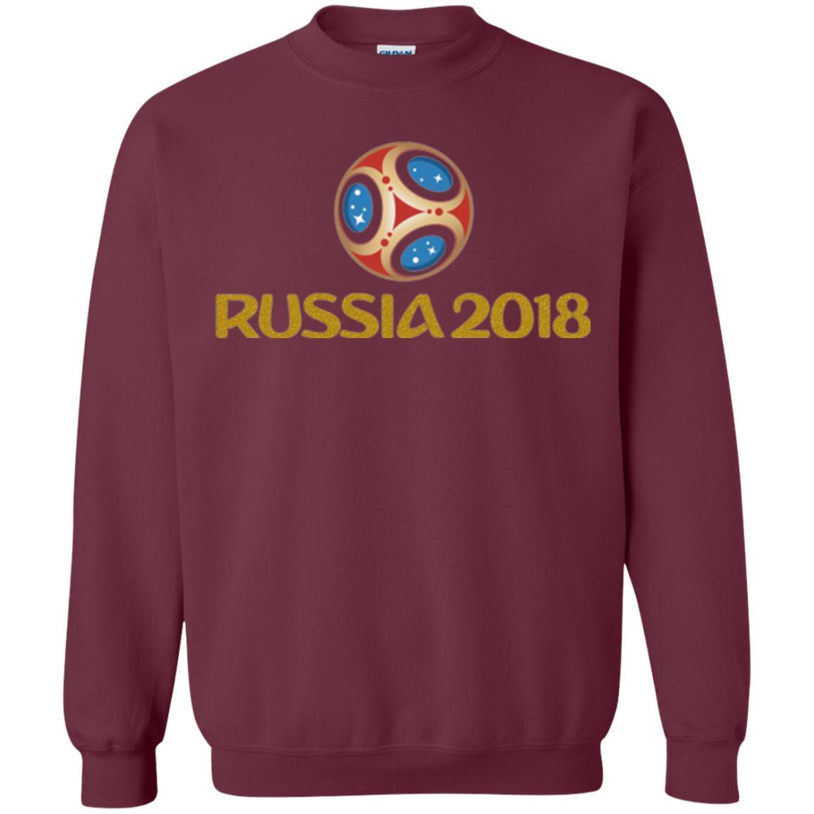 Football T-shirt Russia 2018 World Cup Maroon