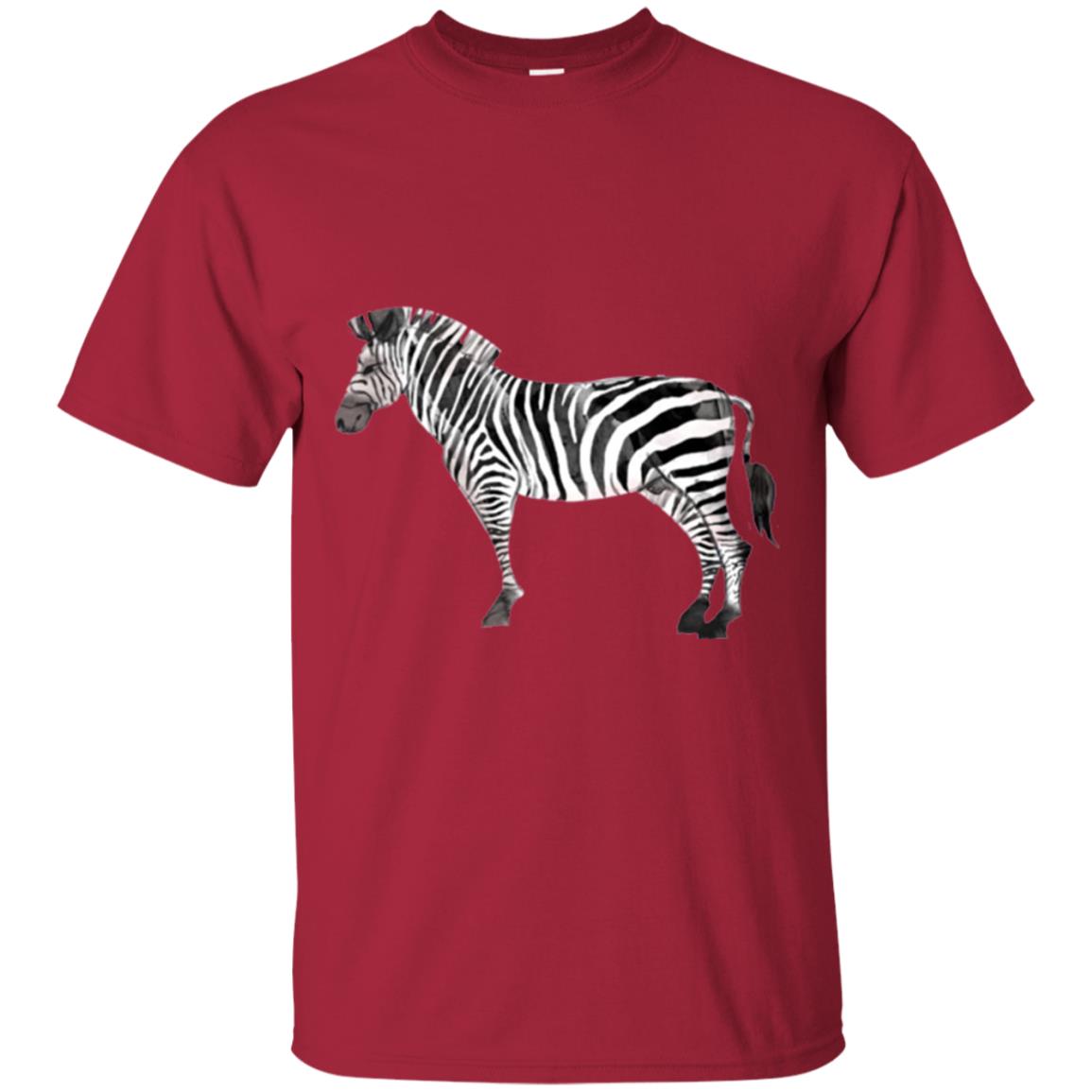 Awesome Zebra T-shirt Cardinal