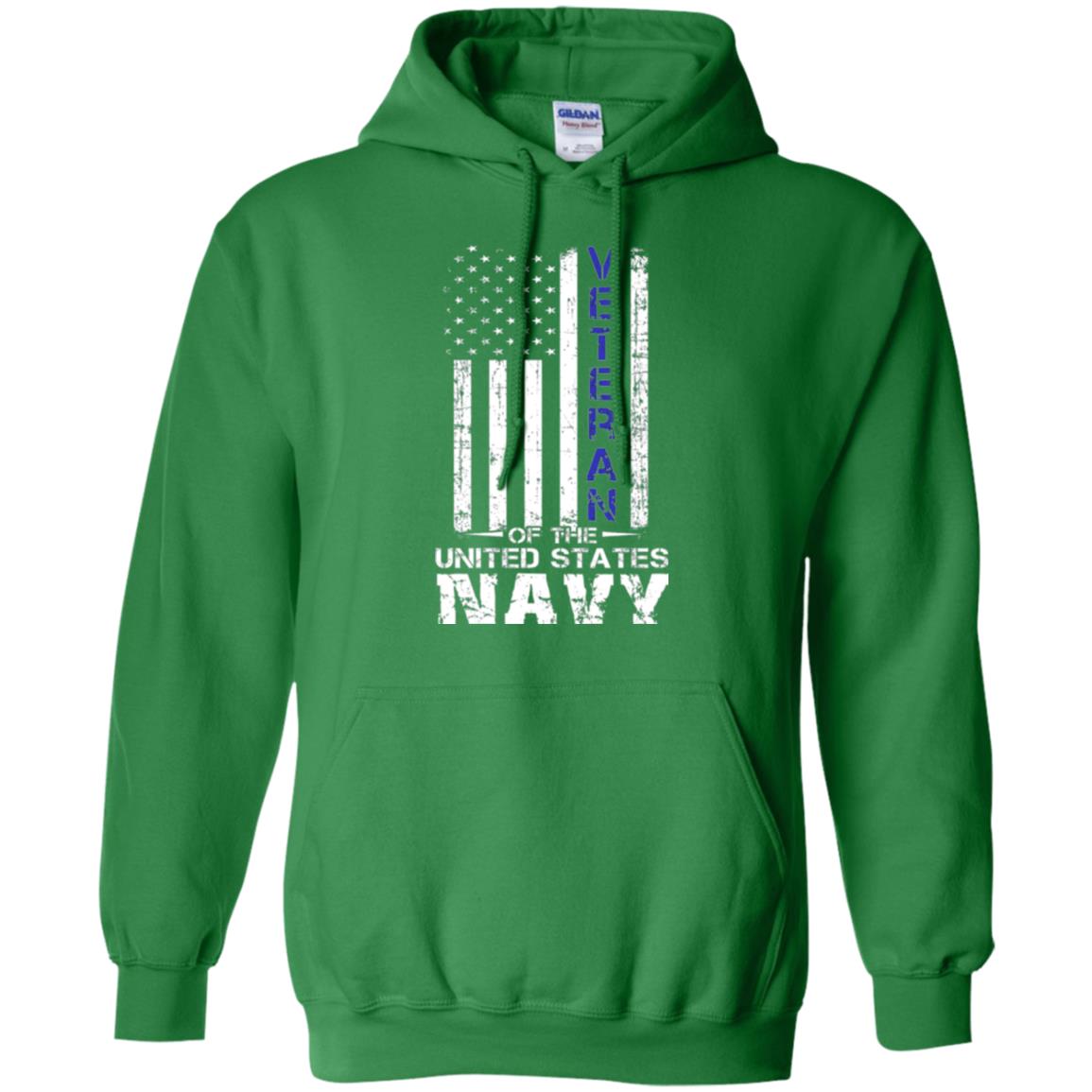 Us Navy Veteran T-shirt Irish Green