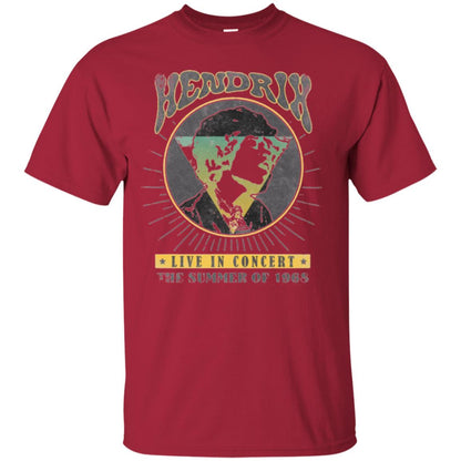 Vintage Concert T-shirt Jimi Hendrix Cardinal