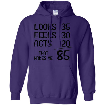 Funny 1933 85 Years Old 85th Birthday T-shirt Purple