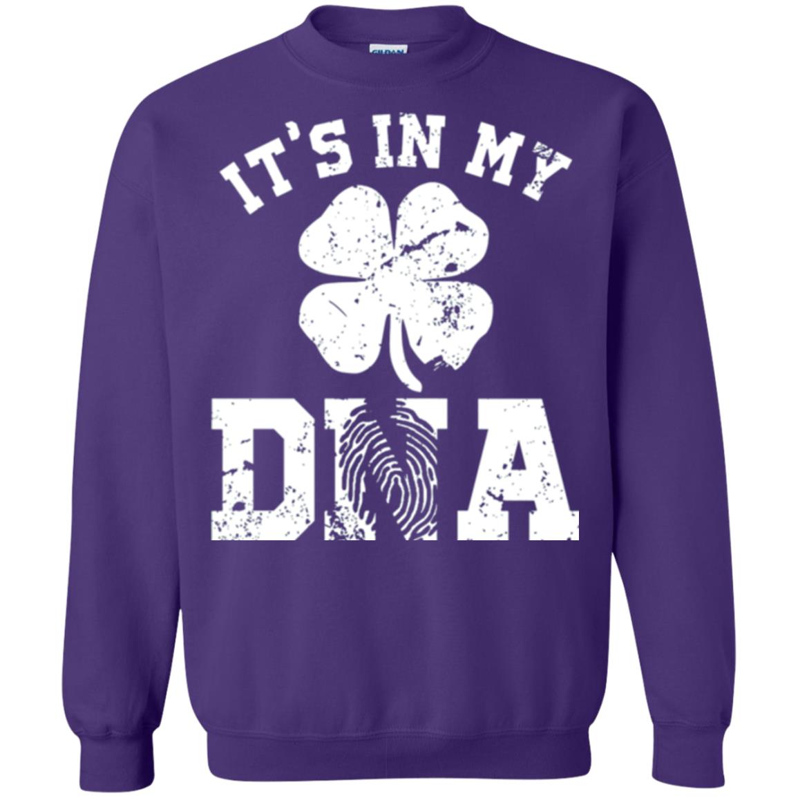 Shamrocks It's In My Dna St. Patrick's Day T-shirt Purple