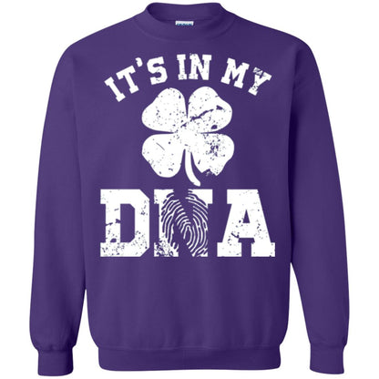Shamrocks It's In My Dna St. Patrick's Day T-shirt Purple