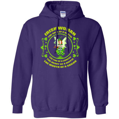 Irish Woman The Soul Of A Witch The Fire Of A Lioness The Heart Of A Hippie The Mouth Of A Sailor Purple