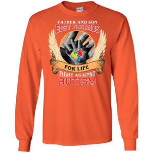 Autism Awareness T-shirt Father And Son Best Friends