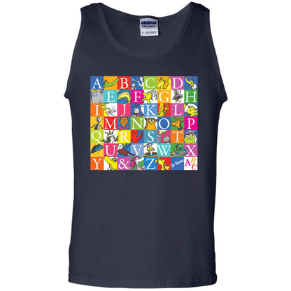 Dr. Seuss A To Z Gift Shirt For Funny Man Navy