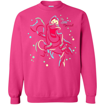 Disney Little Mermaid Neon Sebastian Graphic T-shirt Heliconia