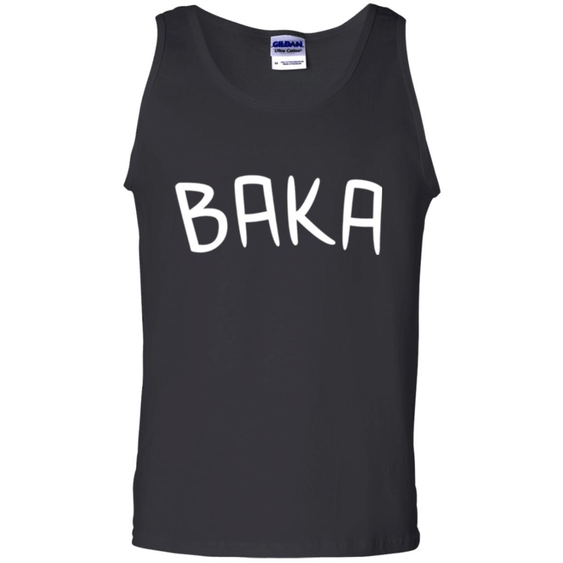 Anime Manga Japanese T-shirt Baka T-shirt Black