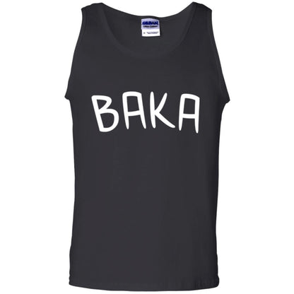 Anime Manga Japanese T-shirt Baka T-shirt Black