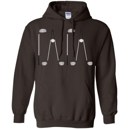 Golf Lovers T-shirt Papa Dark Chocolate