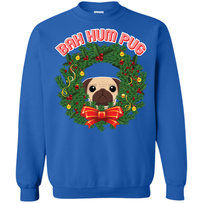 Christmas T-Shirt Bah Hum Pug Royal