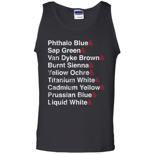 Painter T-shirt Oil Colors Bob Painter Ross Black