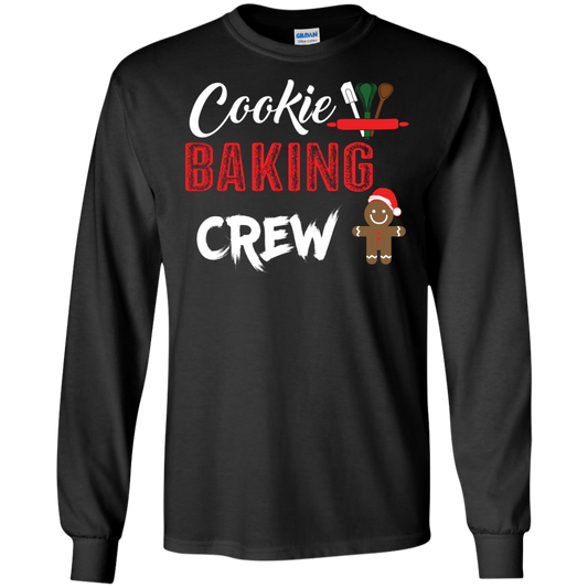 Christmas T-Shirt Cookie Baking Crew Black