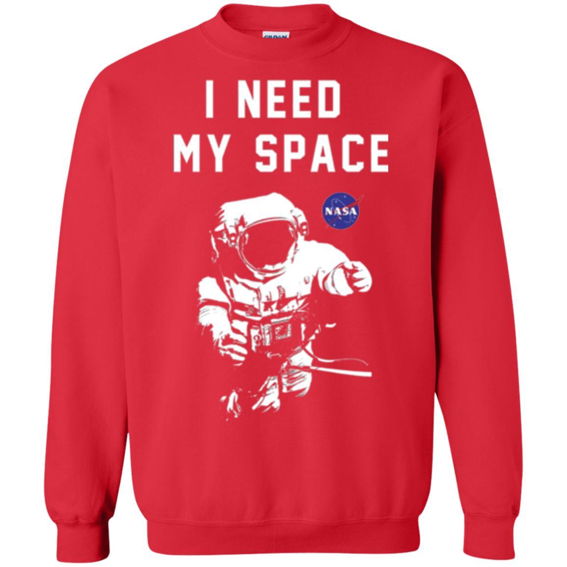 Astronaut T-shirt I Need My Space T-shirt Red