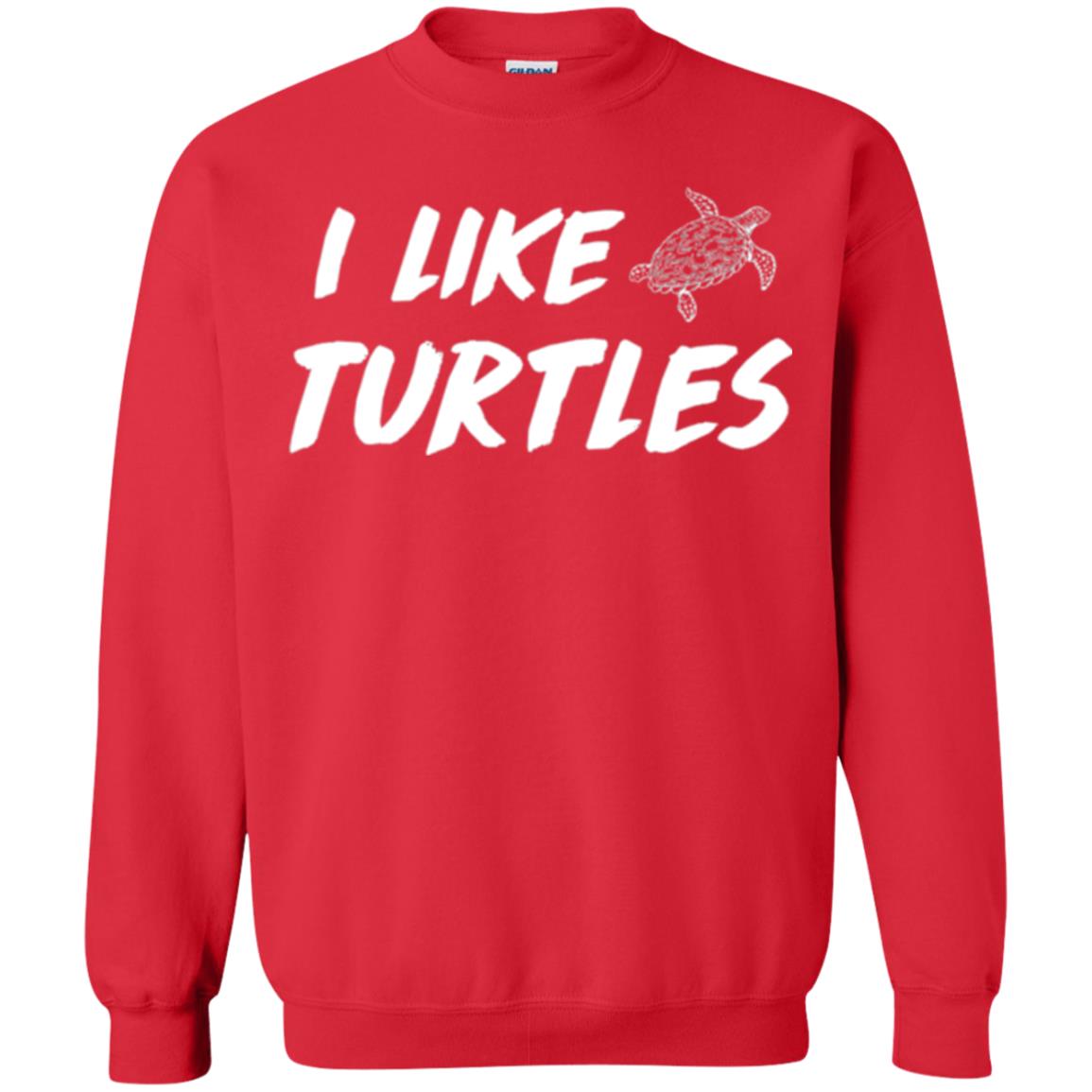 I Like Turtles T-shirt Red