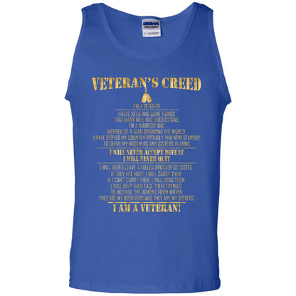 Veterans Creed Im A Veteran I Have Seen And Done Things That Many Will Not Understand Royal