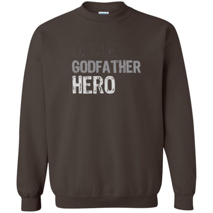 Daddy T-shirt Uncle Godfather Hero T-shirt Dark Chocolate