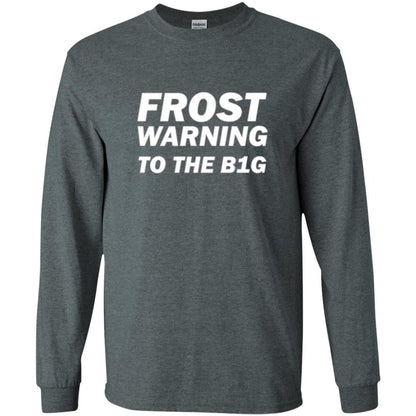Frost Warning Nebraska T-shirt Dark Heather