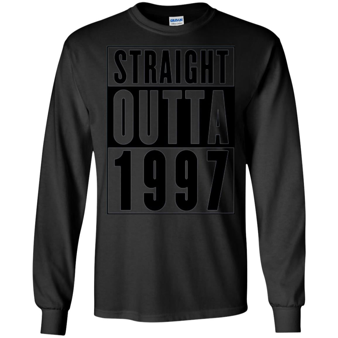 Straight Outta 1997 Cool 21st Birthday T-shirt Black