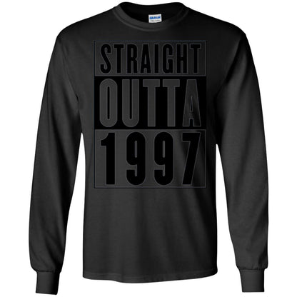 Straight Outta 1997 Cool 21st Birthday T-shirt Black