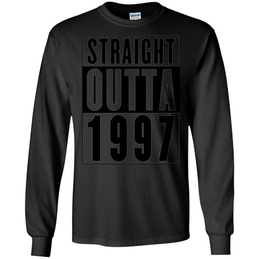 Straight Outta 1997 Cool 21st Birthday T-shirt Black
