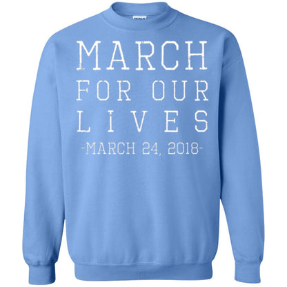 March For Our Lives March 24 2018 Anti Gun T-shirt Carolina Blue