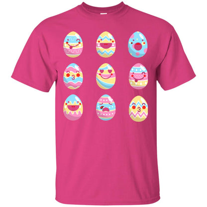 Egg Emoji Easter Happy Egg Hunt For Kids T-shirt Heliconia