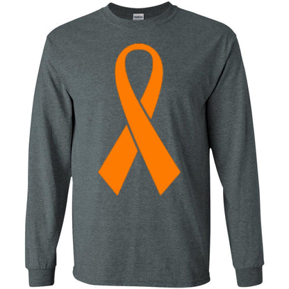 Orange Ribbon Gun Violence Awareness Anti Gun T-shirt Dark Heather